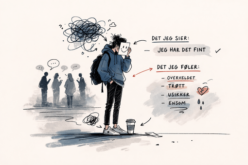 «Jeg har det fint» betyr ikke at jeg har det fint - Lumo