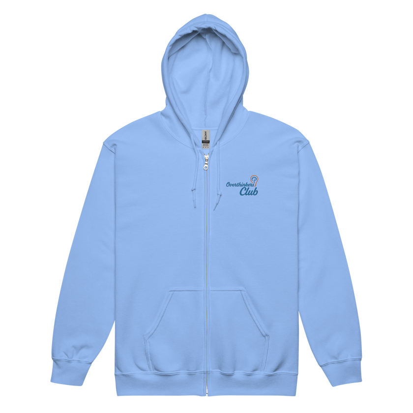 Overthinkers Club Zip Hoodie