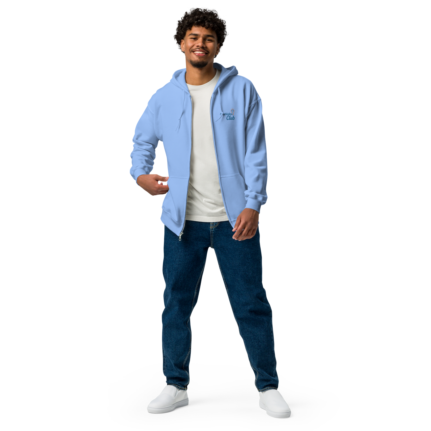 Overthinkers Club Zip Hoodie