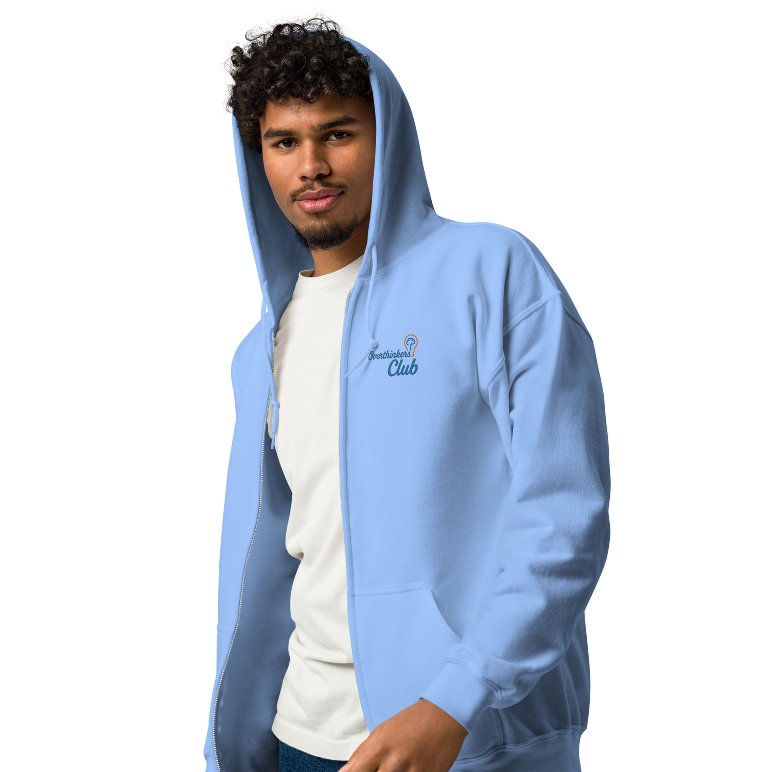 Overthinkers Club Zip Hoodie
