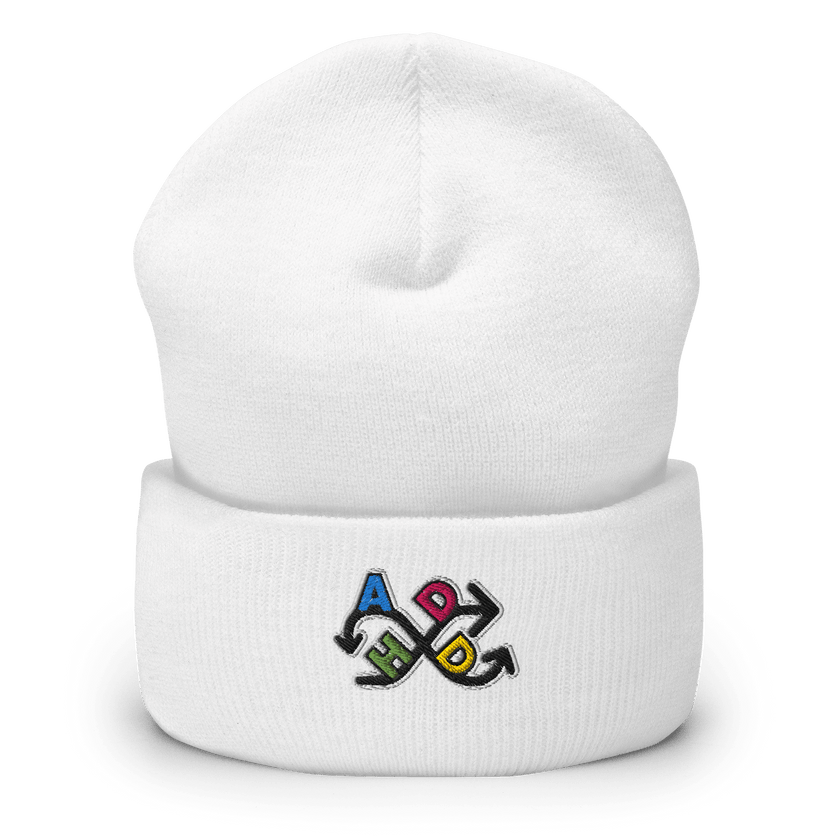 ADHD — ADHD Awareness Beanie by Lumo — mental health apparel for overthinkers