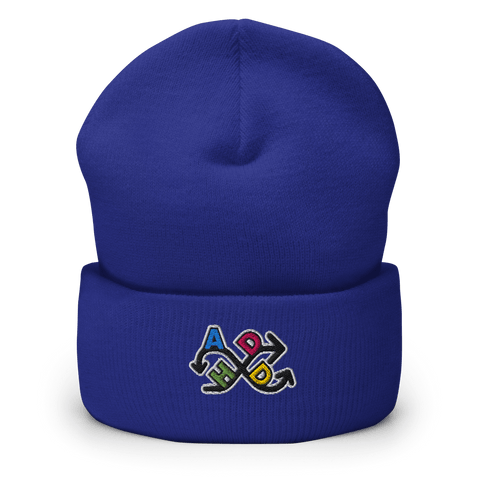 ADHD — ADHD Awareness Beanie by Lumo — mental health apparel for overthinkers