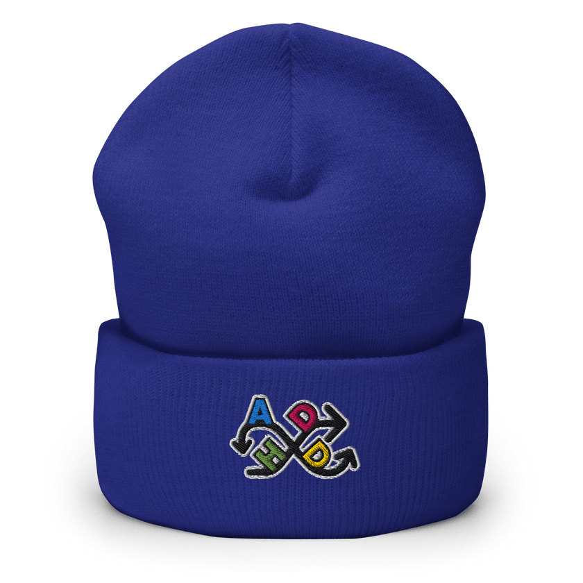 ADHD — ADHD Awareness Beanie by Lumo — mental health apparel for overthinkers