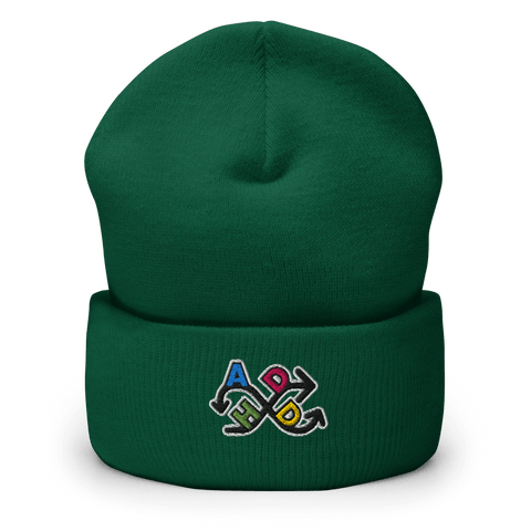 ADHD — ADHD Awareness Beanie by Lumo — mental health apparel for overthinkers