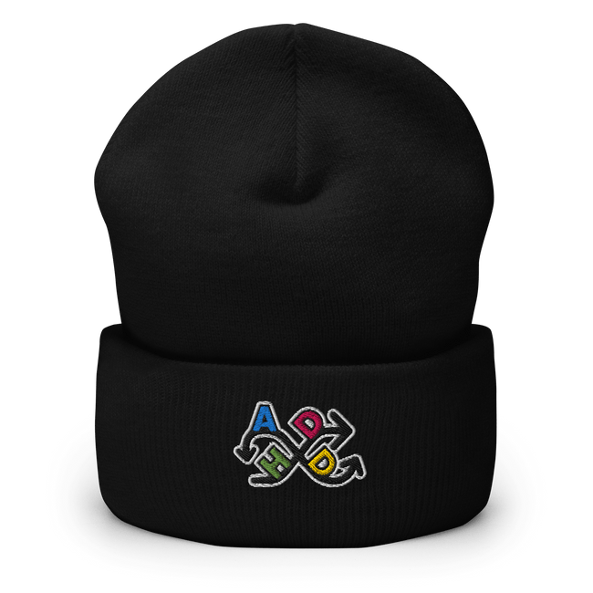 ADHD — ADHD Awareness Beanie by Lumo — mental health apparel for overthinkers