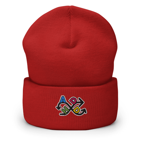 ADHD — ADHD Awareness Beanie by Lumo — mental health apparel for overthinkers