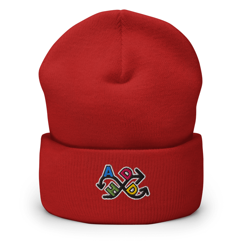 ADHD — ADHD Awareness Beanie by Lumo — mental health apparel for overthinkers