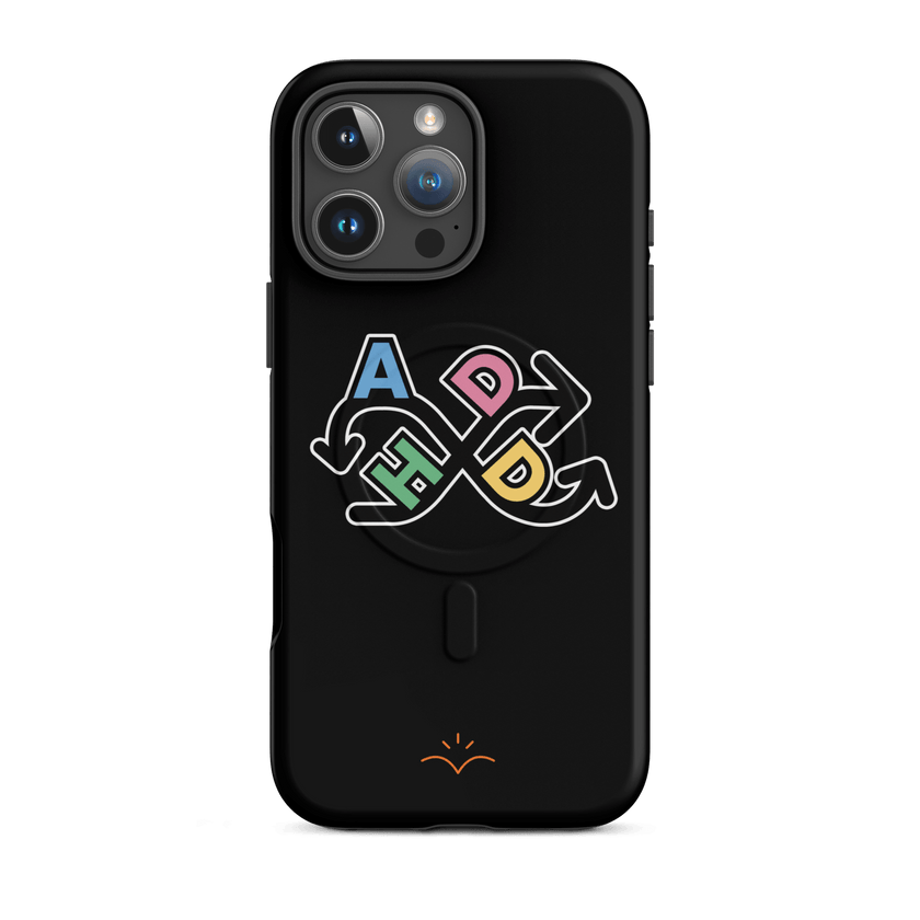 ADHD — ADHD Awareness MagSafe® Tough Case for iPhone® by Lumo — mental health apparel for overthinkers