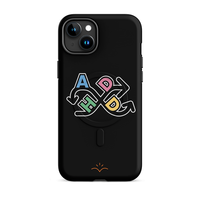 ADHD — ADHD Awareness MagSafe® Tough Case for iPhone® by Lumo — mental health apparel for overthinkers