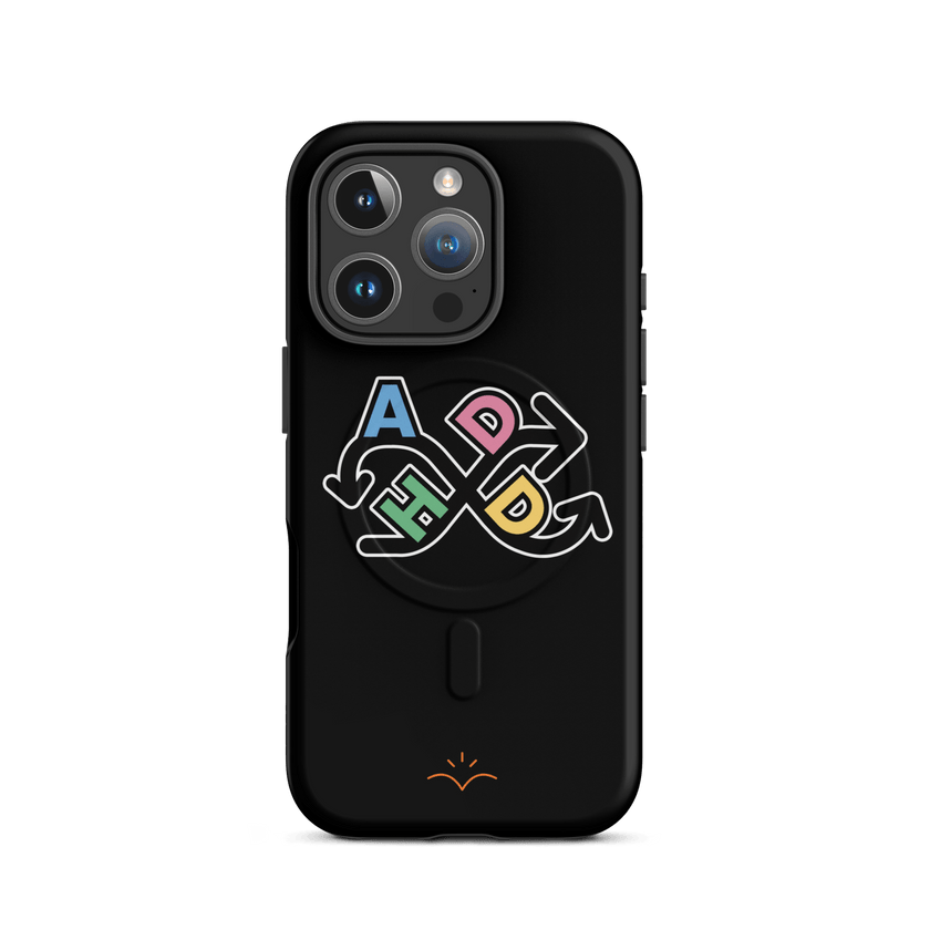 ADHD — ADHD Awareness MagSafe® Tough Case for iPhone® by Lumo — mental health apparel for overthinkers