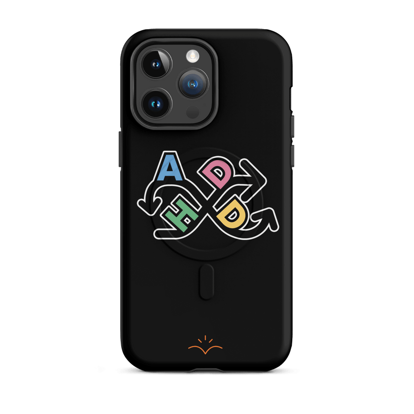 ADHD — ADHD Awareness MagSafe® Tough Case for iPhone® by Lumo — mental health apparel for overthinkers