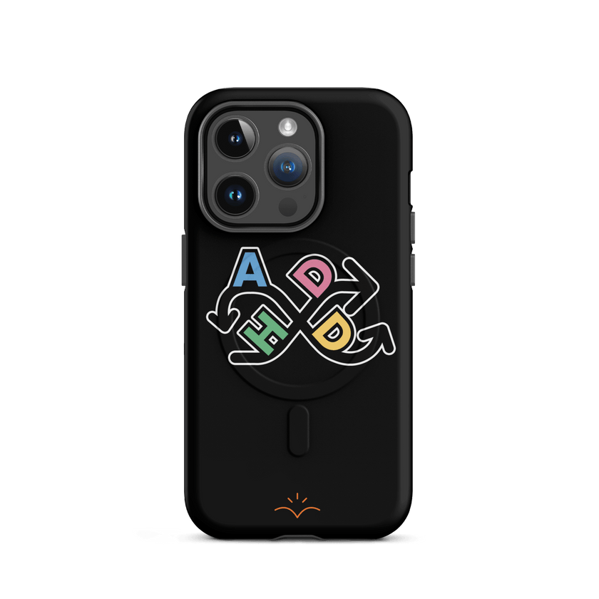 ADHD — ADHD Awareness MagSafe® Tough Case for iPhone® by Lumo — mental health apparel for overthinkers