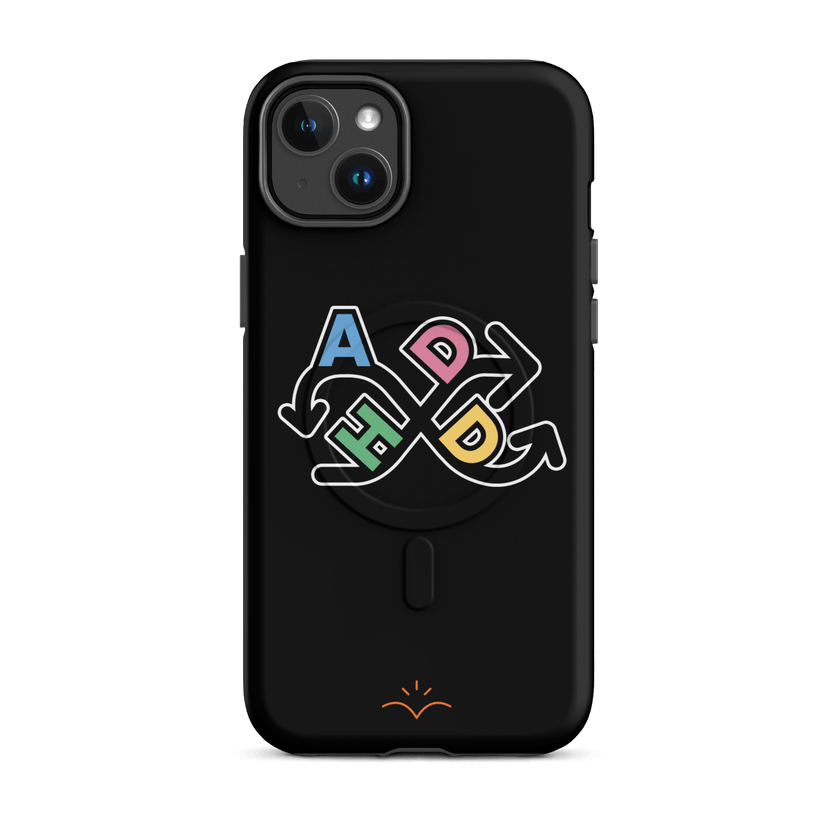 ADHD — ADHD Awareness MagSafe® Tough Case for iPhone® by Lumo — mental health apparel for overthinkers