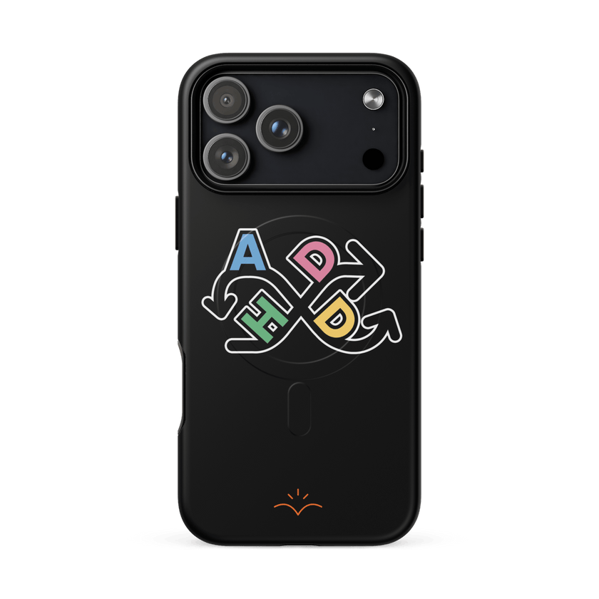 ADHD — ADHD Awareness MagSafe® Tough Case for iPhone® by Lumo — mental health apparel for overthinkers