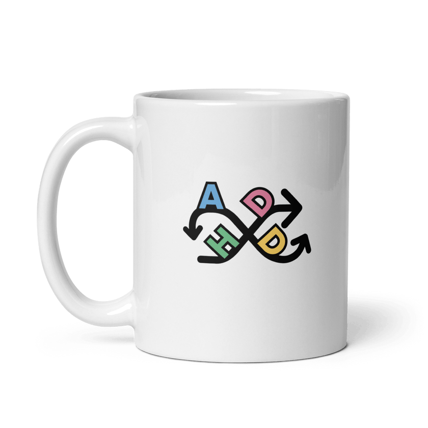 ADHD — ADHD Awareness Mug by Lumo — mental health apparel for overthinkers