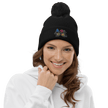 ADHD — ADHD Awareness Pom Pom Beanie by Lumo — mental health apparel for overthinkers