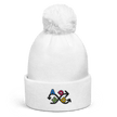 ADHD — ADHD Awareness Pom Pom Beanie by Lumo — mental health apparel for overthinkers
