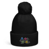 ADHD — ADHD Awareness Pom Pom Beanie by Lumo — mental health apparel for overthinkers
