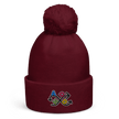 ADHD — ADHD Awareness Pom Pom Beanie by Lumo — mental health apparel for overthinkers