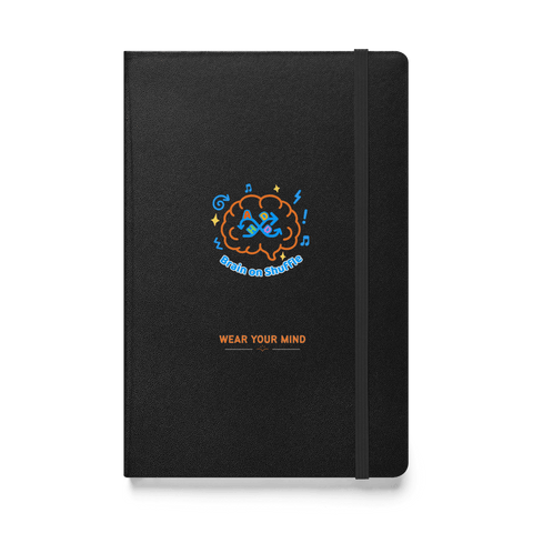 ADHD Shuffle — ADHD Awareness Hardcover Notebook by Lumo — mental health apparel for overthinkers