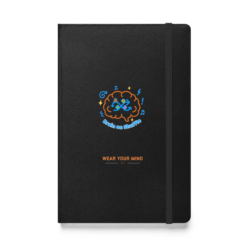ADHD Shuffle — ADHD Awareness Hardcover Notebook by Lumo — mental health apparel for overthinkers