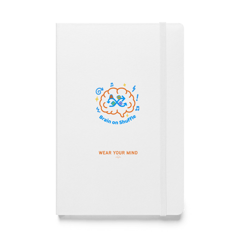 ADHD Shuffle — ADHD Awareness Hardcover Notebook by Lumo — mental health apparel for overthinkers