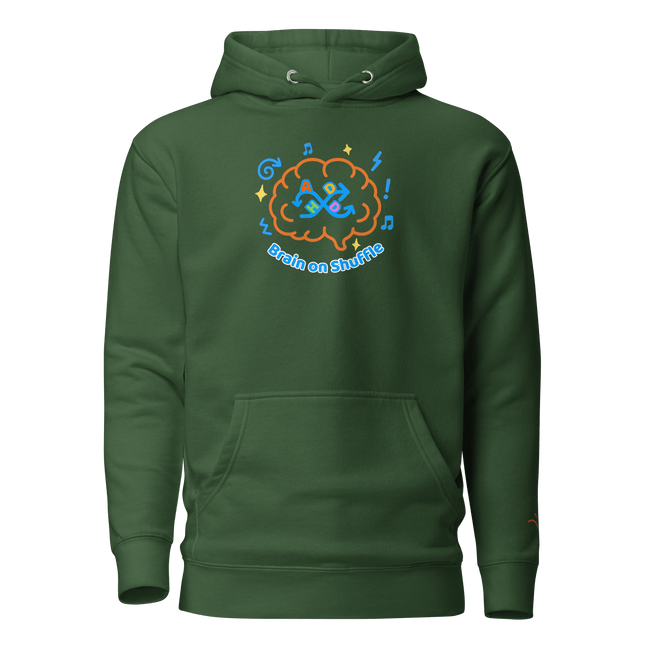 ADHD Shuffle — ADHD Awareness Hoodie by Lumo — mental health apparel for overthinkers