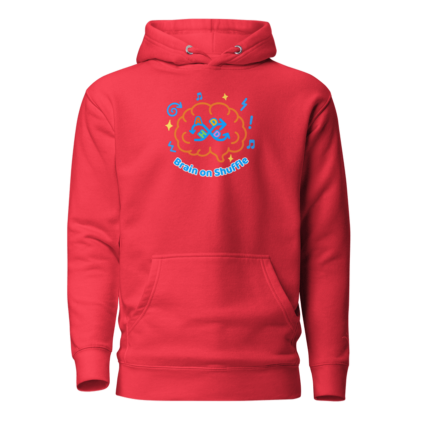 ADHD Shuffle — ADHD Awareness Hoodie by Lumo — mental health apparel for overthinkers