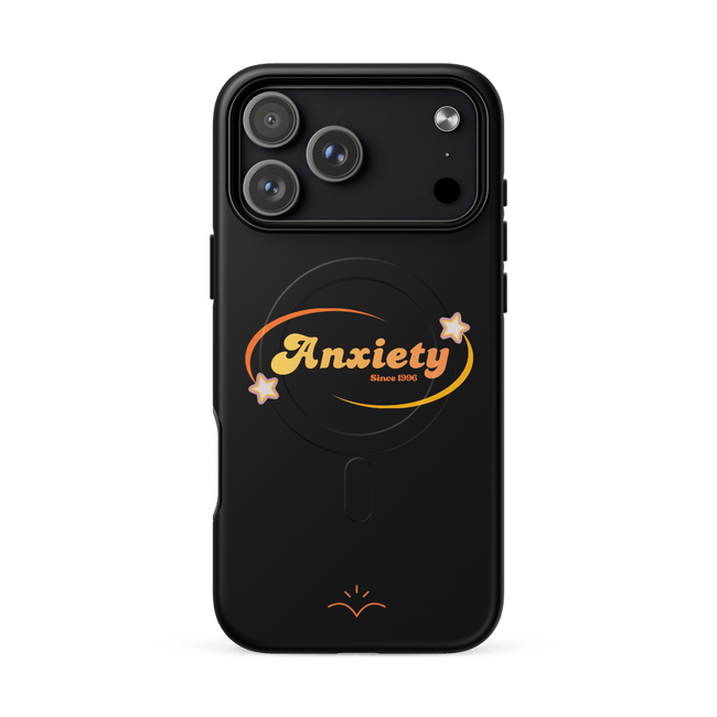 Anxiety — Mental Health Awareness MagSafe® Tough Case for iPhone® by Lumo — mental health apparel for overthinkers