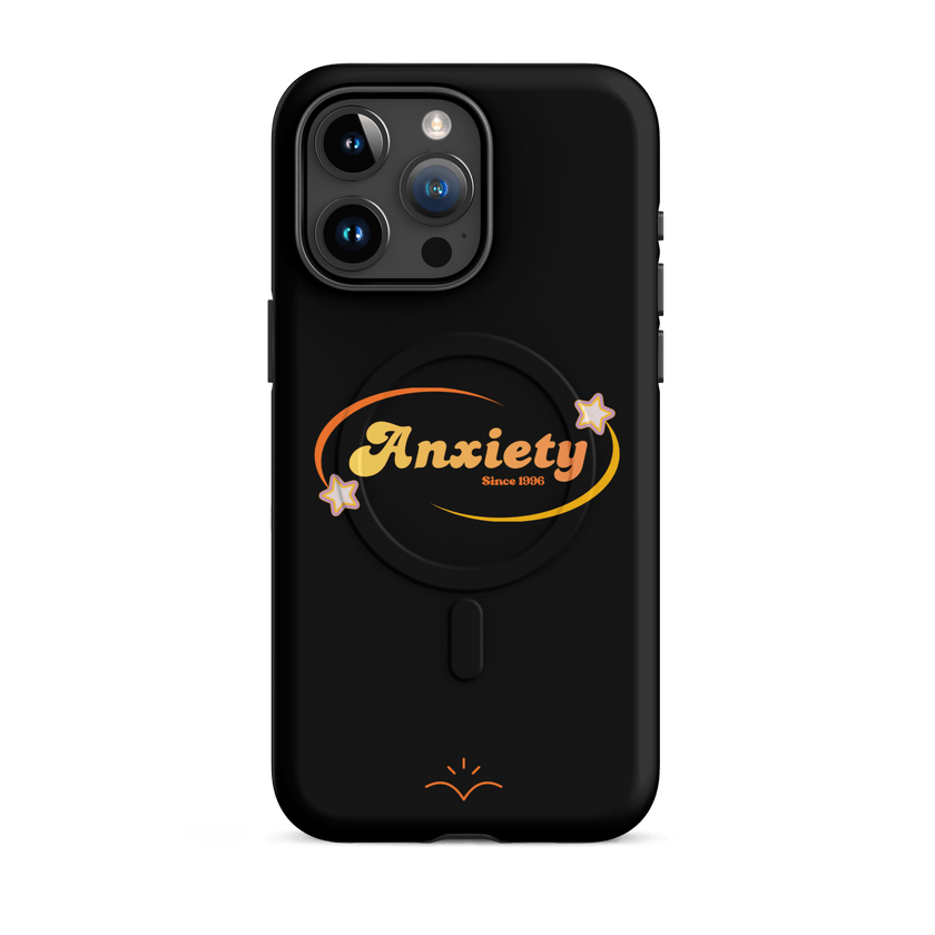 Anxiety — Mental Health Awareness MagSafe® Tough Case for iPhone® by Lumo — mental health apparel for overthinkers