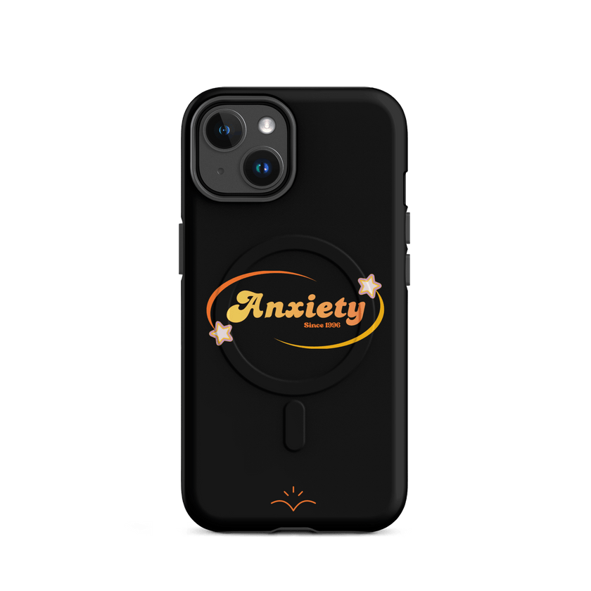 Anxiety — Mental Health Awareness MagSafe® Tough Case for iPhone® by Lumo — mental health apparel for overthinkers