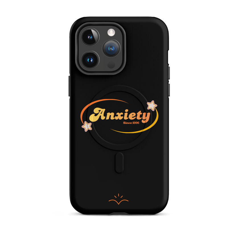 Anxiety — Mental Health Awareness MagSafe® Tough Case for iPhone® by Lumo — mental health apparel for overthinkers