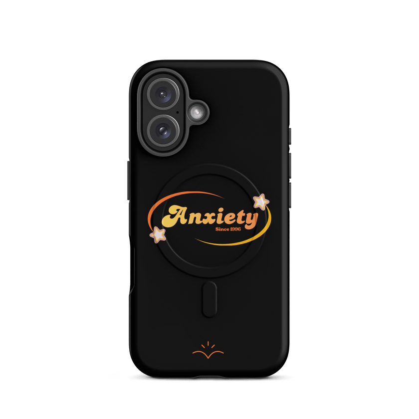 Anxiety — Mental Health Awareness MagSafe® Tough Case for iPhone® by Lumo — mental health apparel for overthinkers