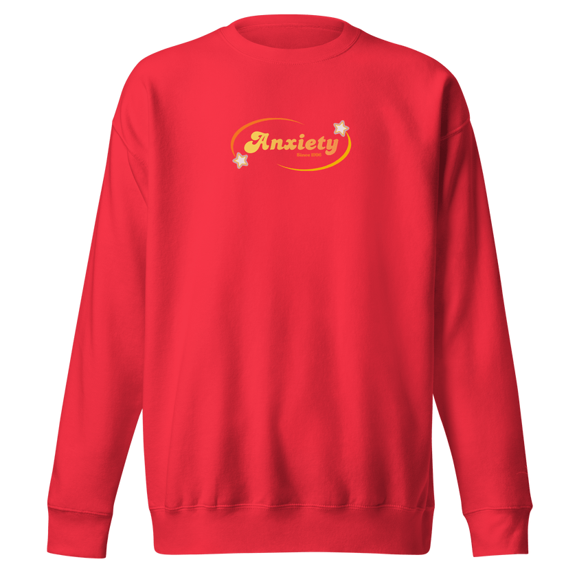 Anxiety — Mental Health Awareness Sweatshirt by Lumo — mental health apparel for overthinkers