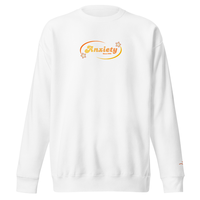 Anxiety — Mental Health Awareness Sweatshirt by Lumo — mental health apparel for overthinkers