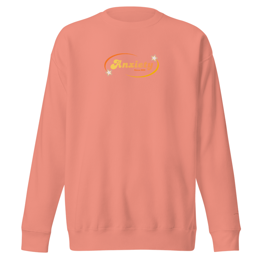 Anxiety — Mental Health Awareness Sweatshirt by Lumo — mental health apparel for overthinkers