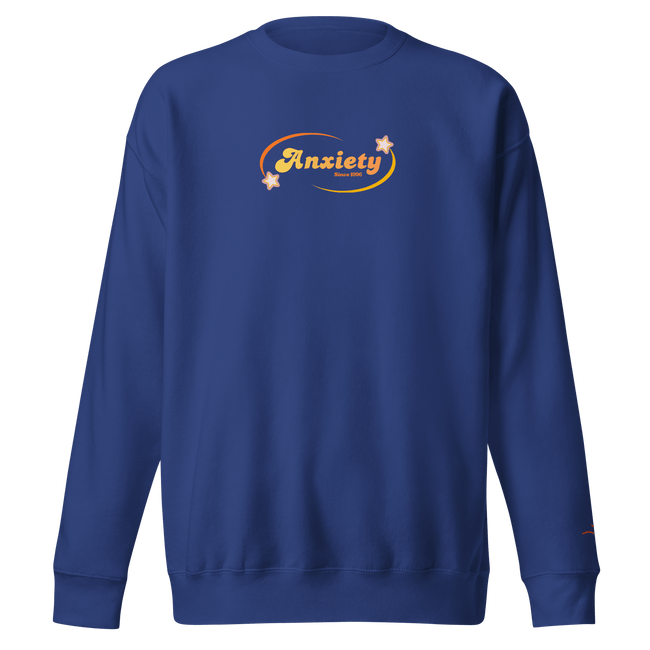 Anxiety — Mental Health Awareness Sweatshirt by Lumo — mental health apparel for overthinkers
