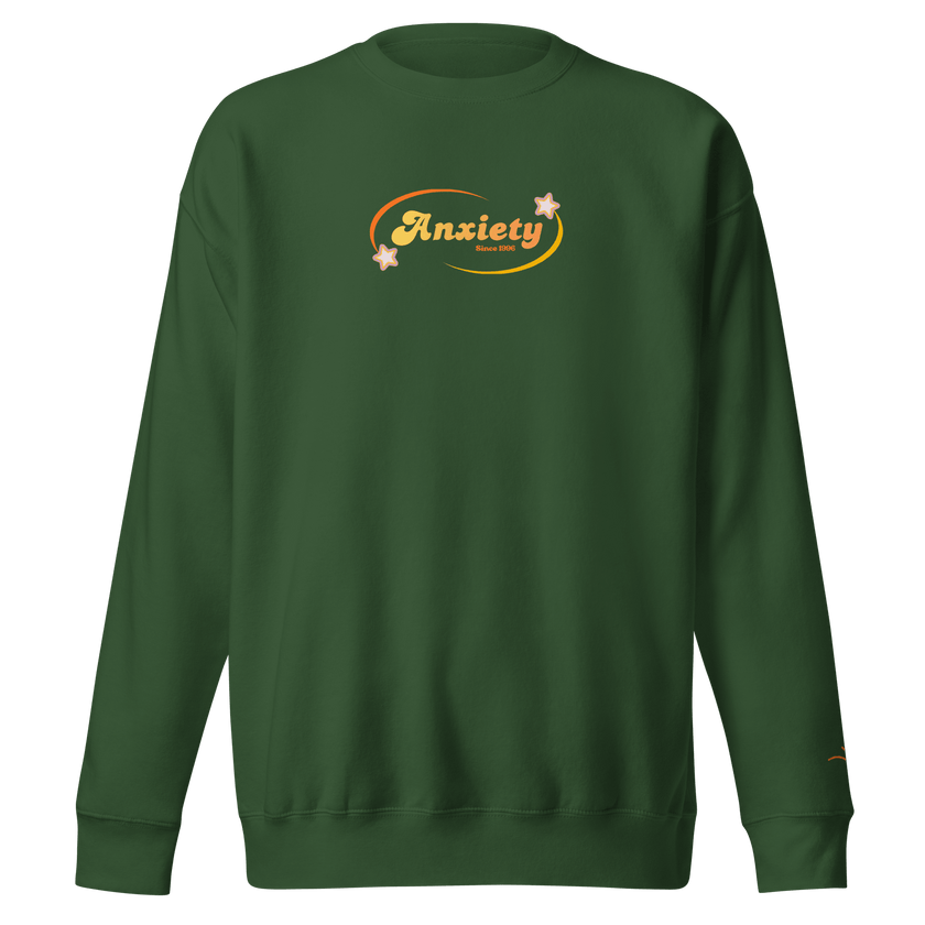 Anxiety — Mental Health Awareness Sweatshirt by Lumo — mental health apparel for overthinkers