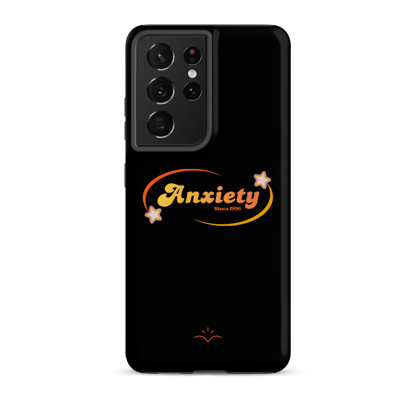 Anxiety — Mental Health Awareness Tough Case for Samsung® by Lumo — mental health apparel for overthinkers