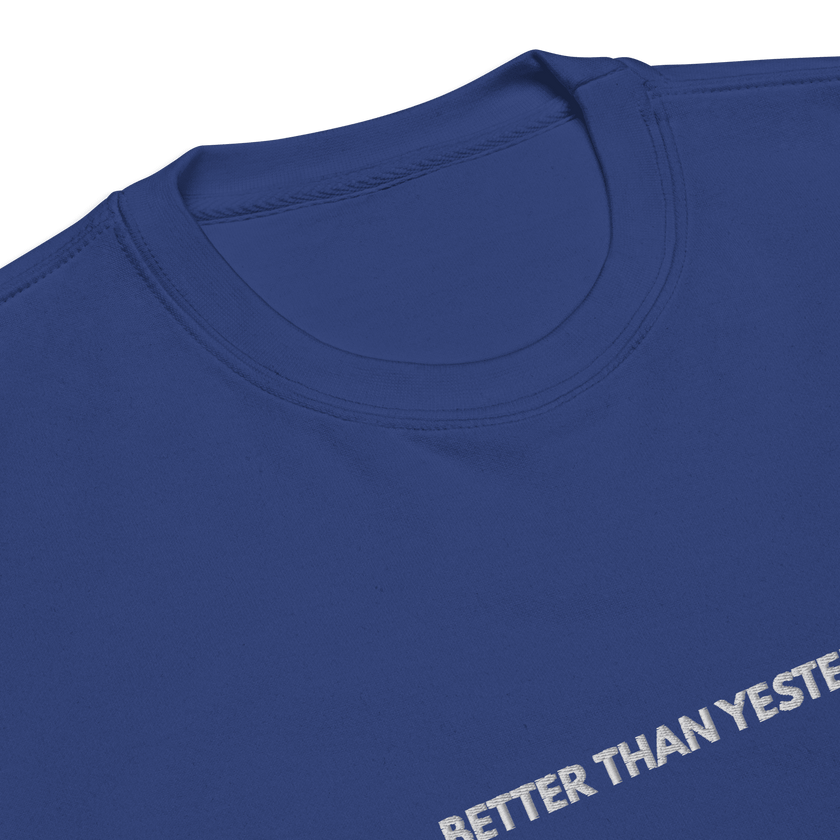 Better Than Yesterday – Mental Health Sweatshirt by Lumo — mental health apparel for overthinkers