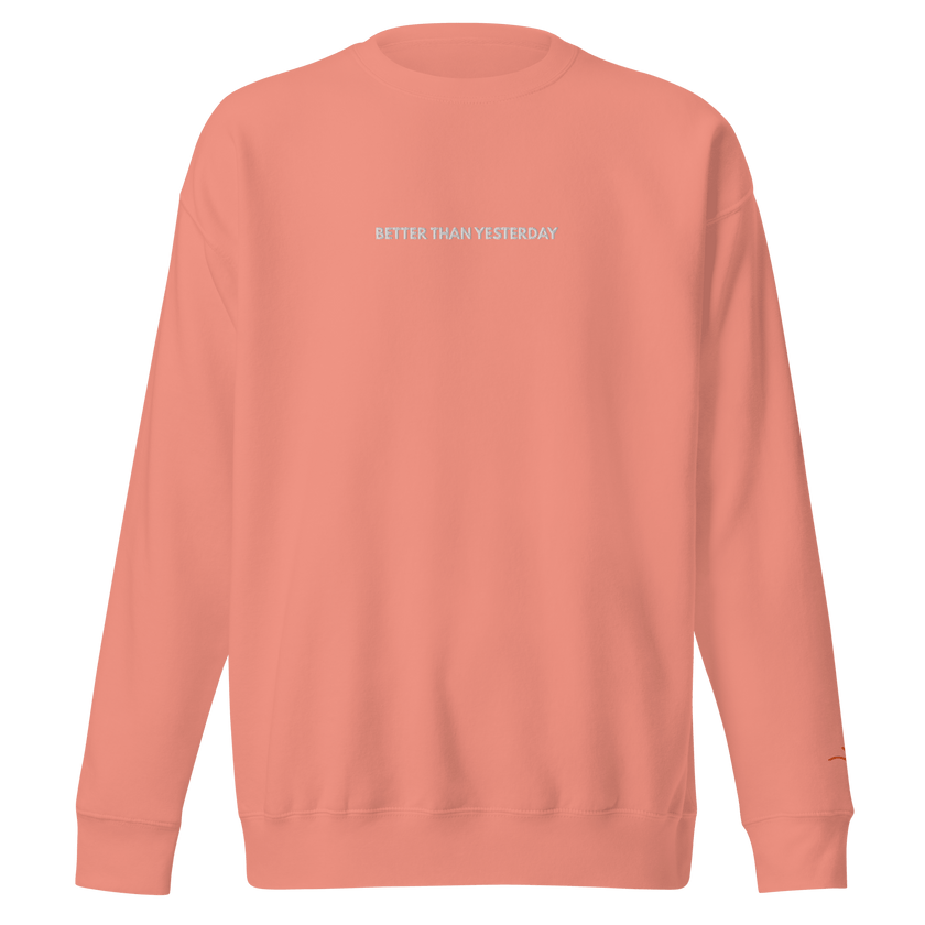 Better Than Yesterday – Mental Health Sweatshirt by Lumo — mental health apparel for overthinkers