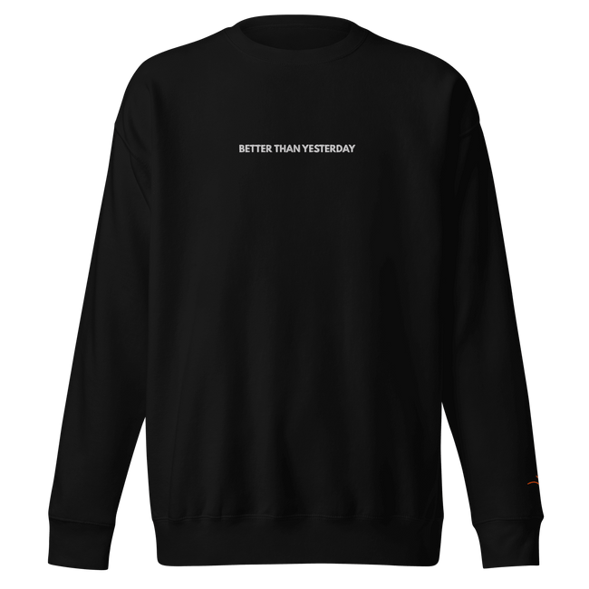 Better Than Yesterday – Mental Health Sweatshirt by Lumo — mental health apparel for overthinkers