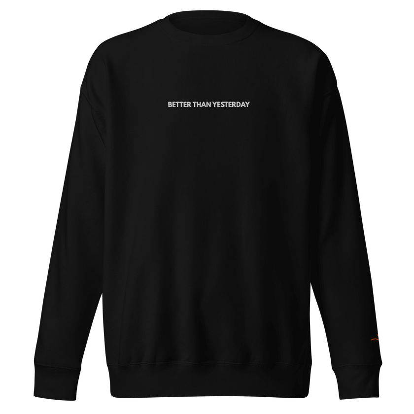 Better Than Yesterday – Mental Health Sweatshirt by Lumo — mental health apparel for overthinkers