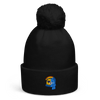 BipolarBear™ — Bipolar Awareness Pom Pom Beanie by Lumo — mental health apparel for overthinkers
