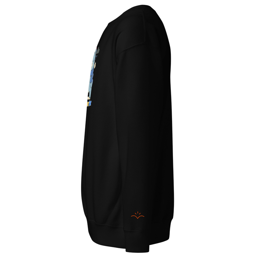 BipolarBear™ — Bipolar Awareness Sweatshirt by Lumo — mental health apparel for overthinkers