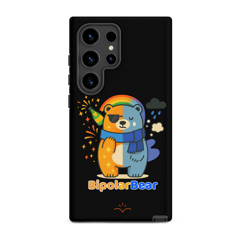BipolarBear™ — Bipolar Awareness Tough Case for Samsung® by Lumo — mental health apparel for overthinkers