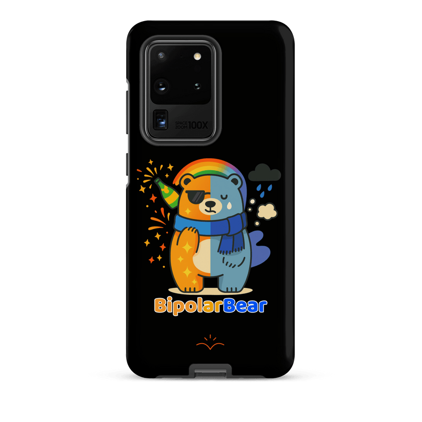 BipolarBear™ — Bipolar Awareness Tough Case for Samsung® by Lumo — mental health apparel for overthinkers