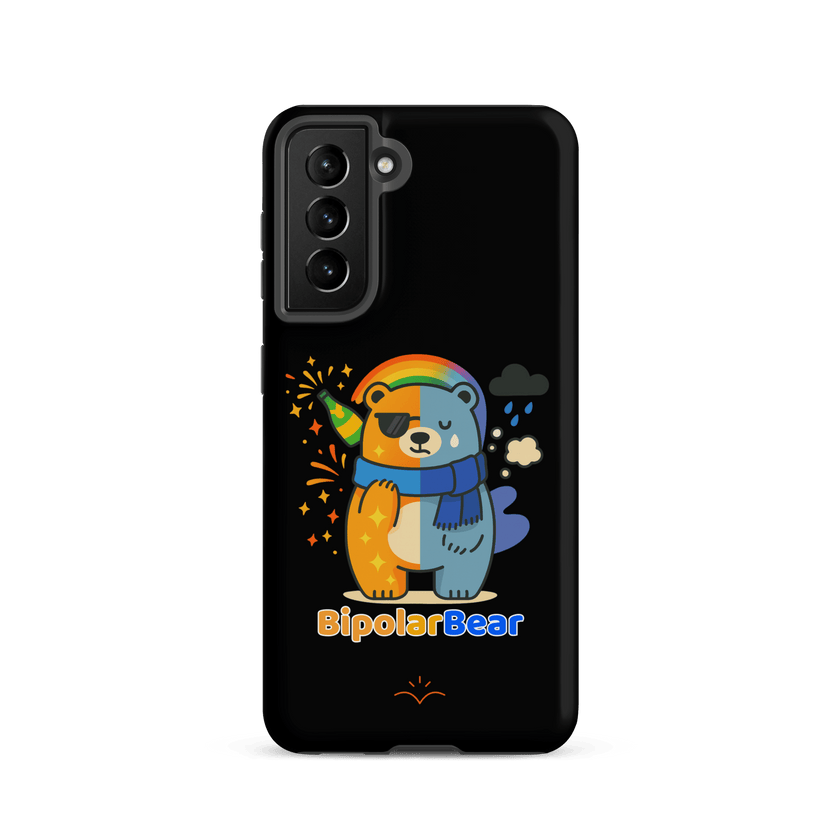BipolarBear™ — Bipolar Awareness Tough Case for Samsung® by Lumo — mental health apparel for overthinkers