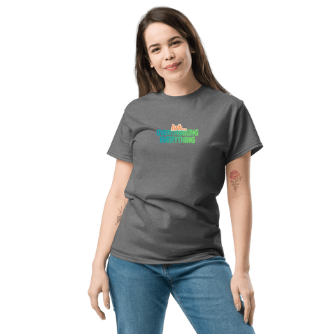 BRB. Overthinking Everything — Overthinking & Anxiety T-Shirt by Lumo — mental health apparel for overthinkers