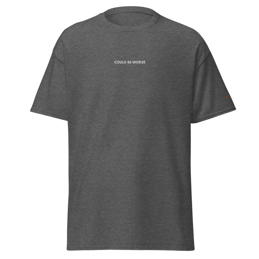 COULD BE WORSE — Emotional & Mental Health T-Shirt by Lumo — mental health apparel for overthinkers